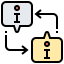 Data transfer icon 64x64