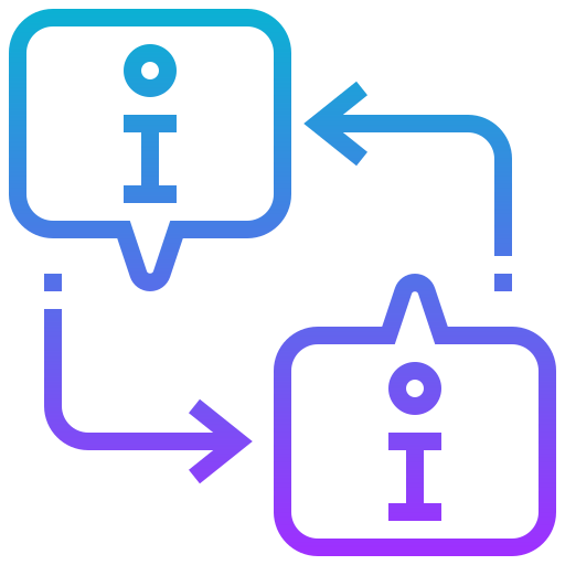 Data transfer icon
