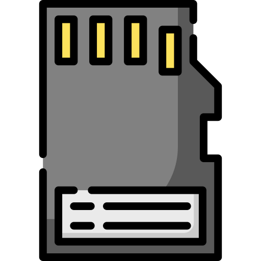 Micro sd card icon