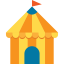 Circus tent icon 64x64