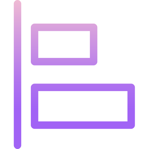 Left alignment icon