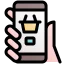 Mobile shopping icon 64x64