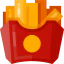 French fries icon 64x64
