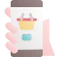 Mobile shopping icon 64x64