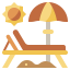 Sunbed icon 64x64