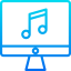 Music notes icon 64x64
