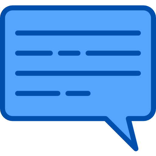 Chat bubble icon