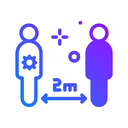 Keep distance icon