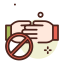 No handshake ícono 64x64