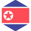 North korea icon 64x64