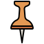 Push pin icon 64x64