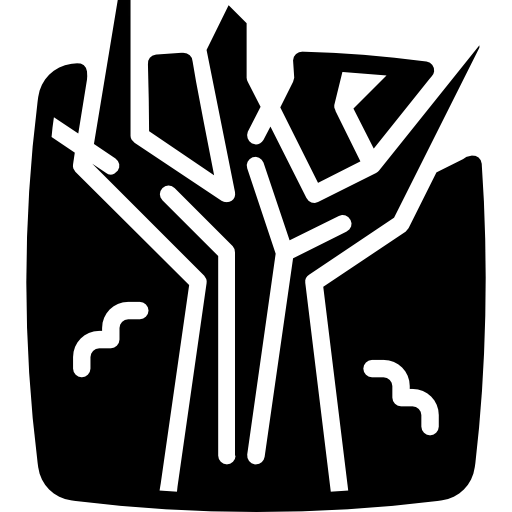 Dry tree icon