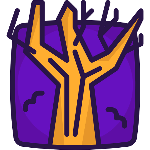 Dry tree icon