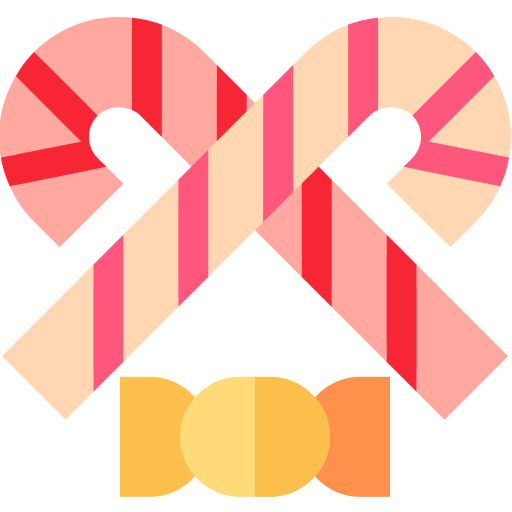 Candy cane icon