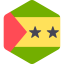 Sao tome and prince icon 64x64