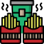 French fries icon 64x64