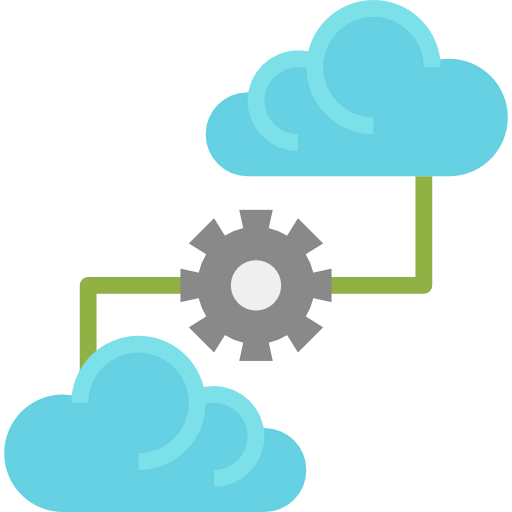 Cloud computing ícono
