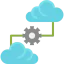 Cloud computing icon 64x64