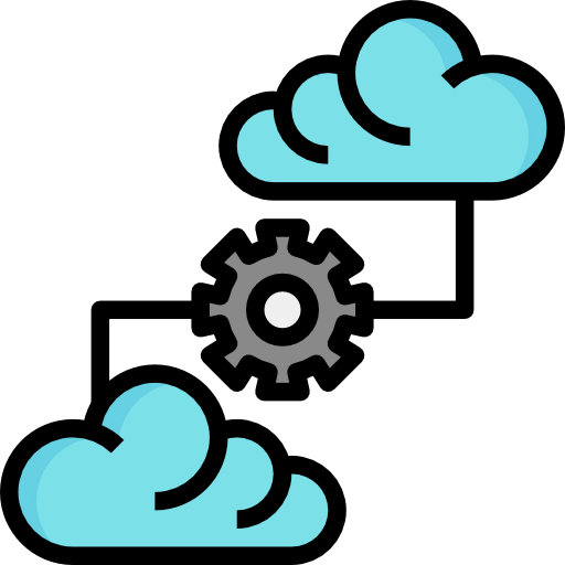 Cloud computing アイコン