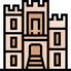 Old cathedral of coimbra icon 64x64