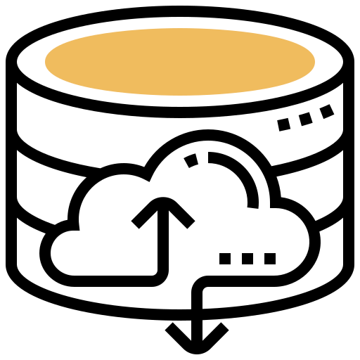 Cloud storage icon