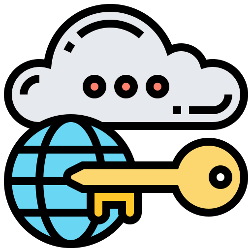 Cloud password icon