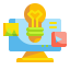 Lightbulb icon 64x64