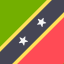 Saint kitts and nevis icon 64x64