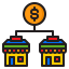 Shopping stores icon 64x64