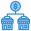 Shopping stores icon 64x64