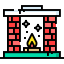 Fireplace icon 64x64