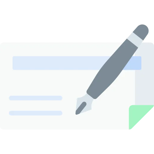 Cheque icon