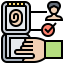 Biometric identification icon 64x64