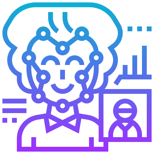 Facial recognition icon