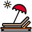 Sunbed icon 64x64