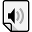 Audio file icône 64x64