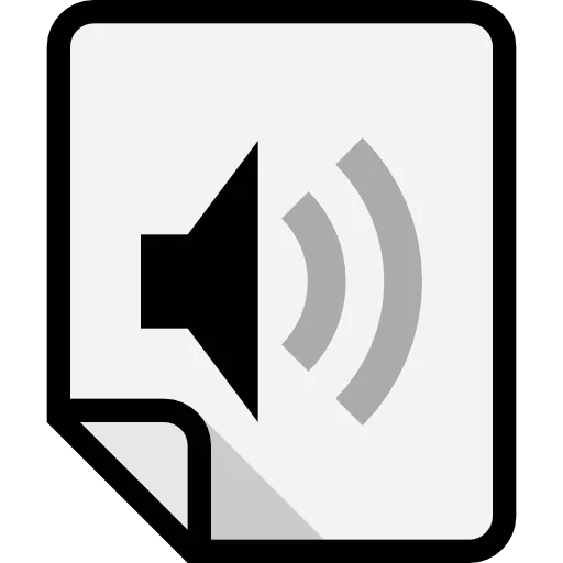 Audio file icon