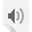 Audio file icône 64x64