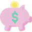 Piggy bank icon 64x64