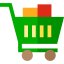 Shopping cart icon 64x64