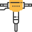 Hydraulic breaker icon 64x64