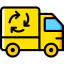 Recycling truck icon 64x64