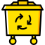Recycling bin icon 64x64