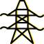 Electric tower icon 64x64