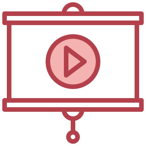 Projector screen icon