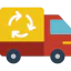 Recycling truck icon 64x64