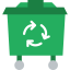 Recycling bin icon 64x64