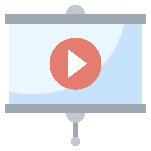 Projector screen icon