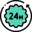 Open 24 hours 图标 64x64
