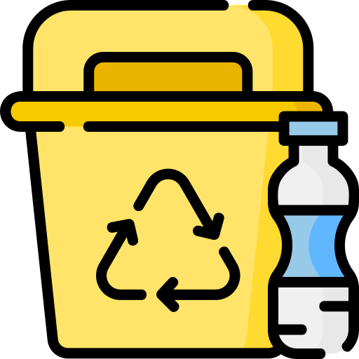 Plastic bin icon